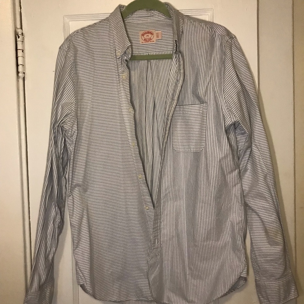 Brooks Brothers Alternating Stripes Button Down